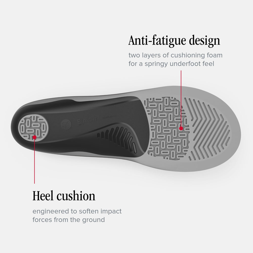Replacement insole for casual and dress shoes in New Balance Flex Cushion line