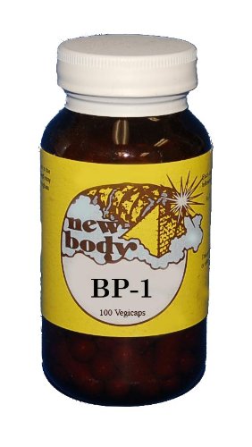 New Body BP-1 bottle label highlights key ingredients and daily usage directions.
