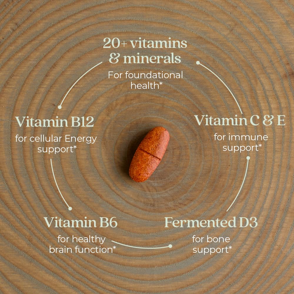 New Chapter 55+ tablets close-up showcasing easy-to-swallow daily dose.