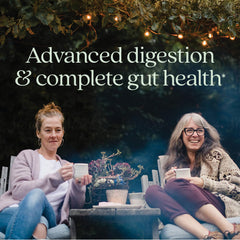 New Chapter All-Flora capsules on daily-use tray indicate consistent GI balance.