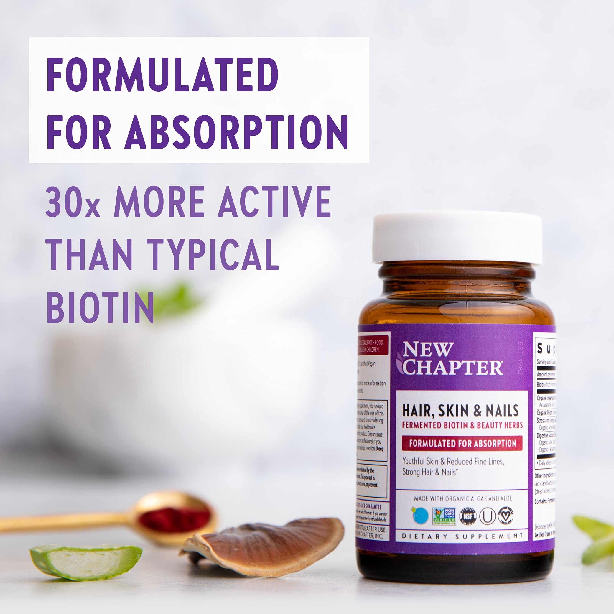 New Chapter astaxanthin from algae highlights plant-based antioxidant support