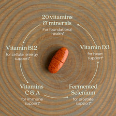Astaxanthin from microalgae in New Chapter formula highlighting antioxidant support.