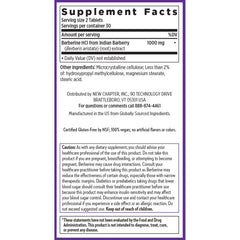 New Chapter Berberine Non-GMO NSF certified label visible.