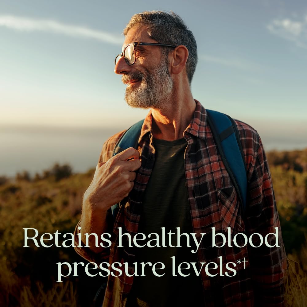 New Chapter Blood Pressure Take Care label detail highlights vegan-friendly ingredients for clean sourcing.