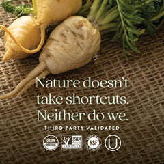New Chapter vegan and gluten-free certifications visible on box