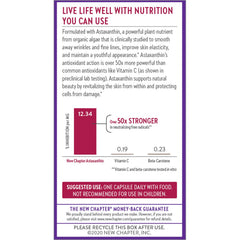 New Chapter gluten-free vegan packaging scene for dietary alignment