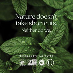 New Chapter Iron label reveals ingredients and quality credentials.