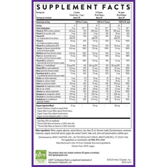 New Chapter liquid multivitamin gluten-free non-GMO vegan formula.