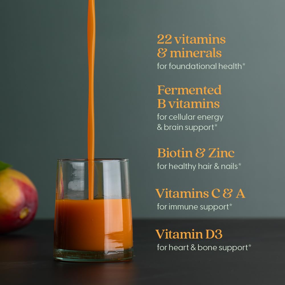 New Chapter dosage scoop for precise family servings of liquid multivitamin