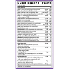 New Chapter Men’s Multivitamin 40+ stress and energy blend closeup.