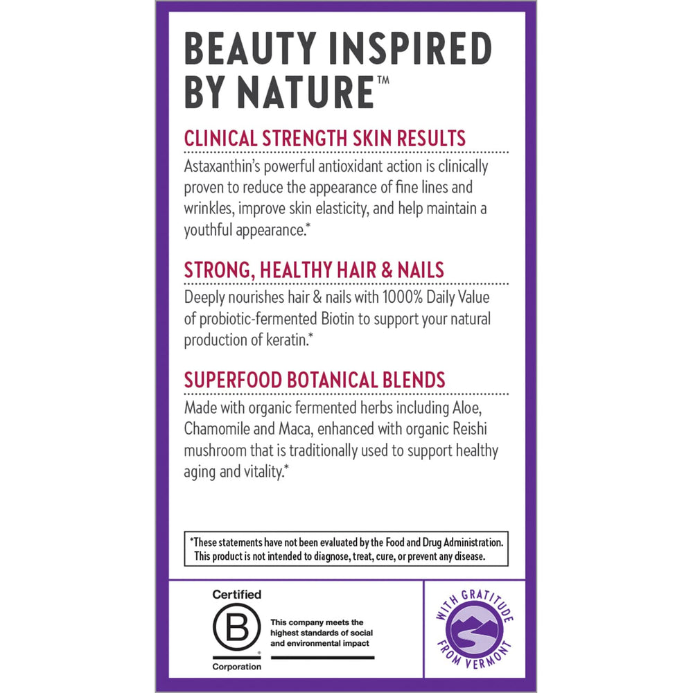 New Chapter no synthetic fillers label indicates clean formulation