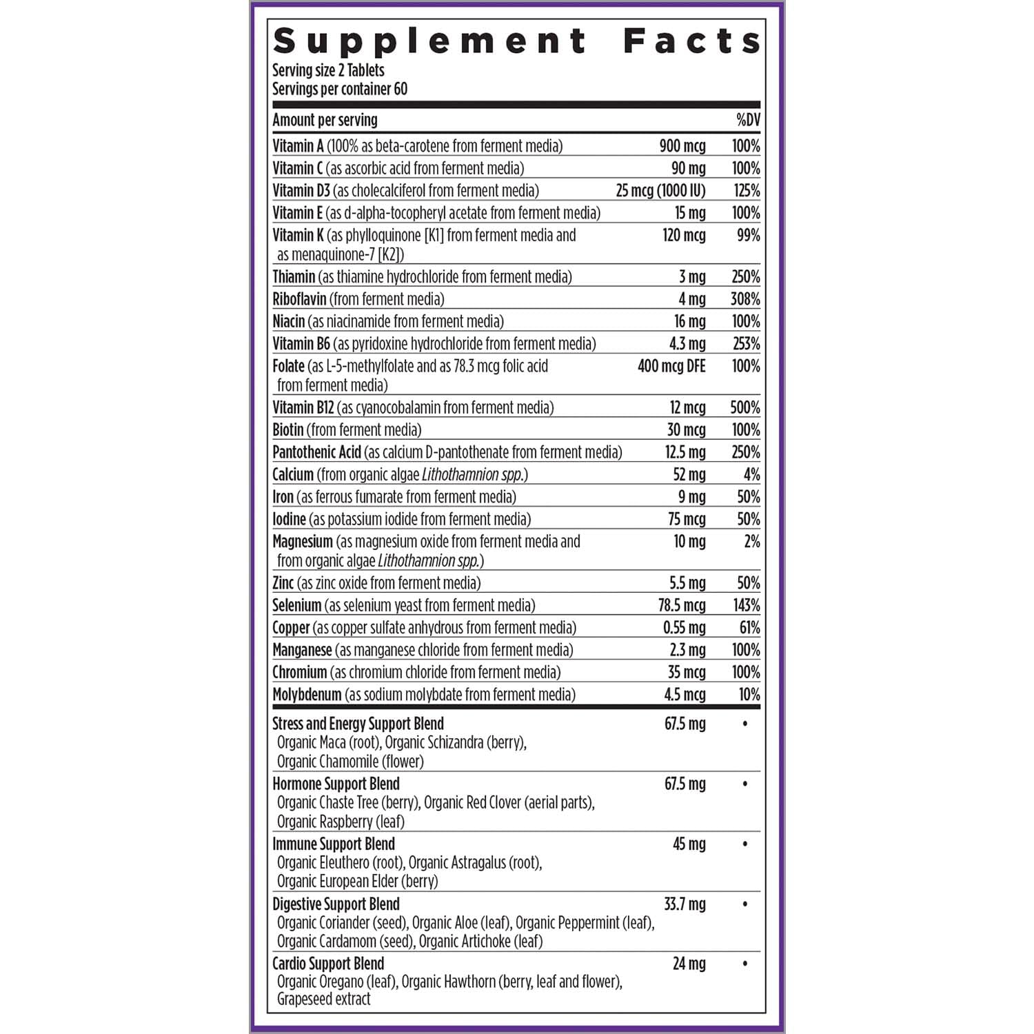 New Chapter Non-GMO verification stamp on packaging