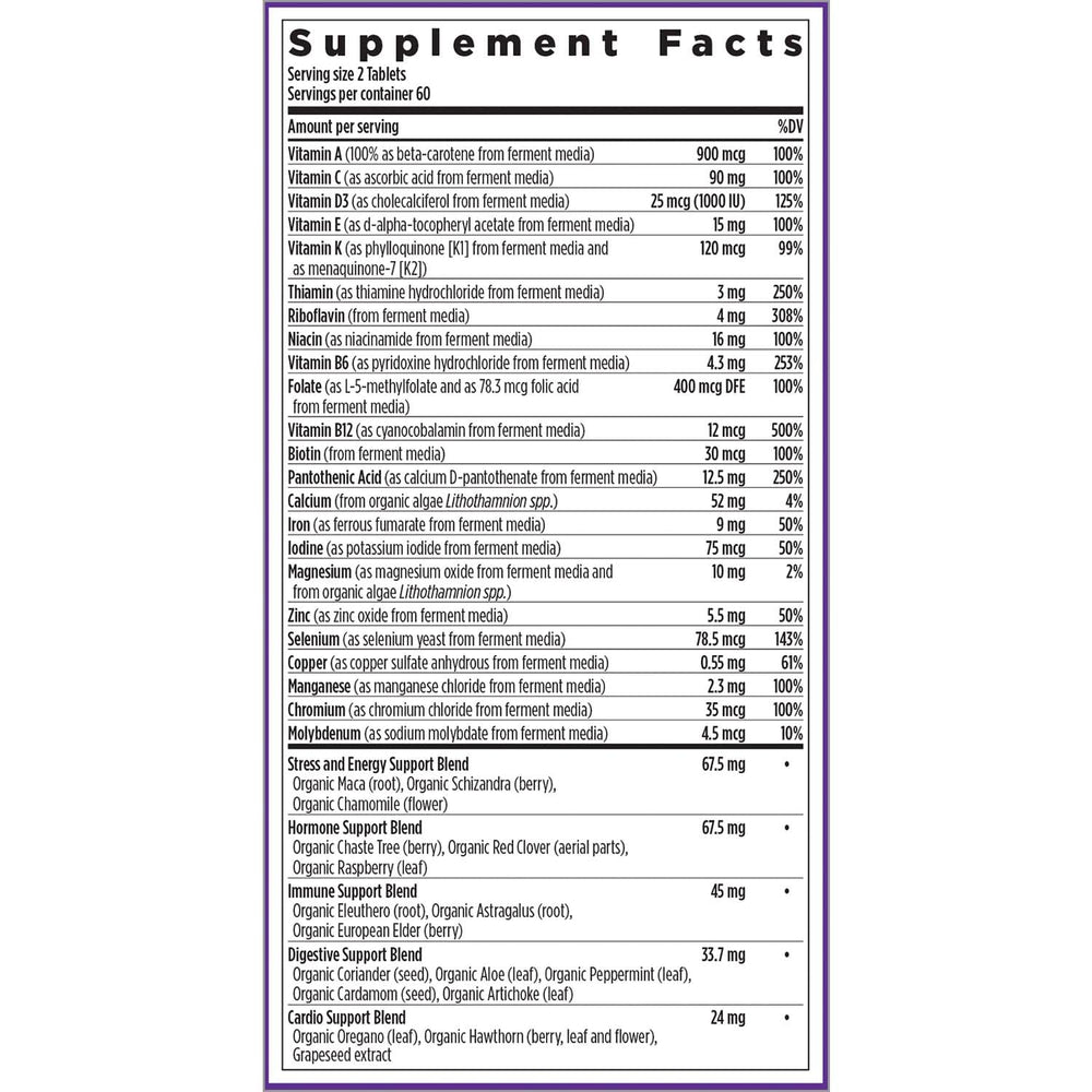 New Chapter Non-GMO verification stamp on packaging