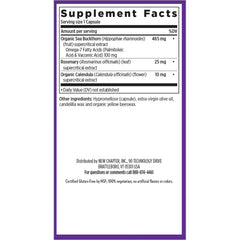 New Chapter non-GMO verified label on packaging.