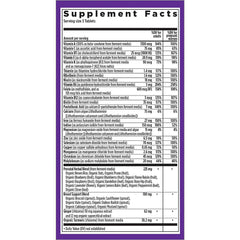 New Chapter Perfect Prenatal label close-up highlighting Folate, Iron, and D3 content