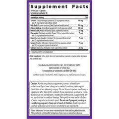 New Chapter Turmeric Force Nighttime gluten-free and non-GMO certification on box