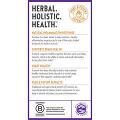 New Chapter Turmeric Force packaging highlights non-GMO and gluten-free benefits.
