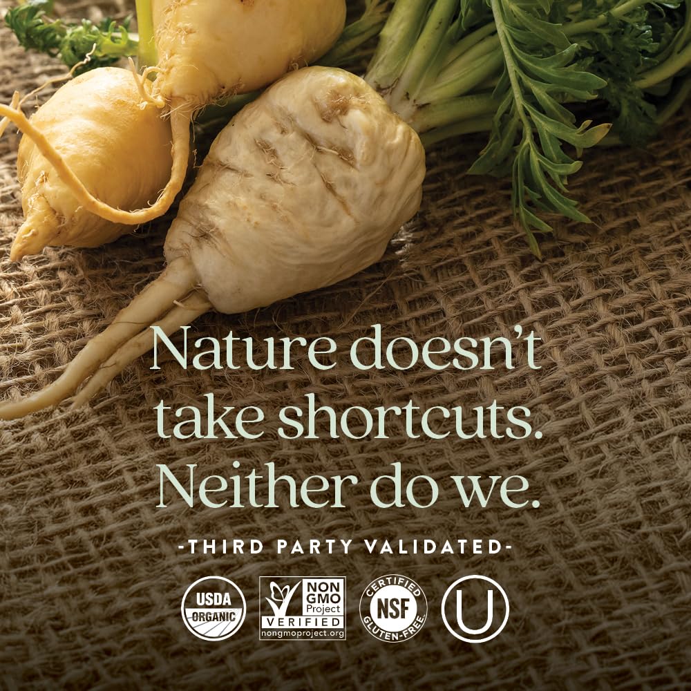 New Chapter Vitamin B Complex USDA Organic badge signals clean ingredients