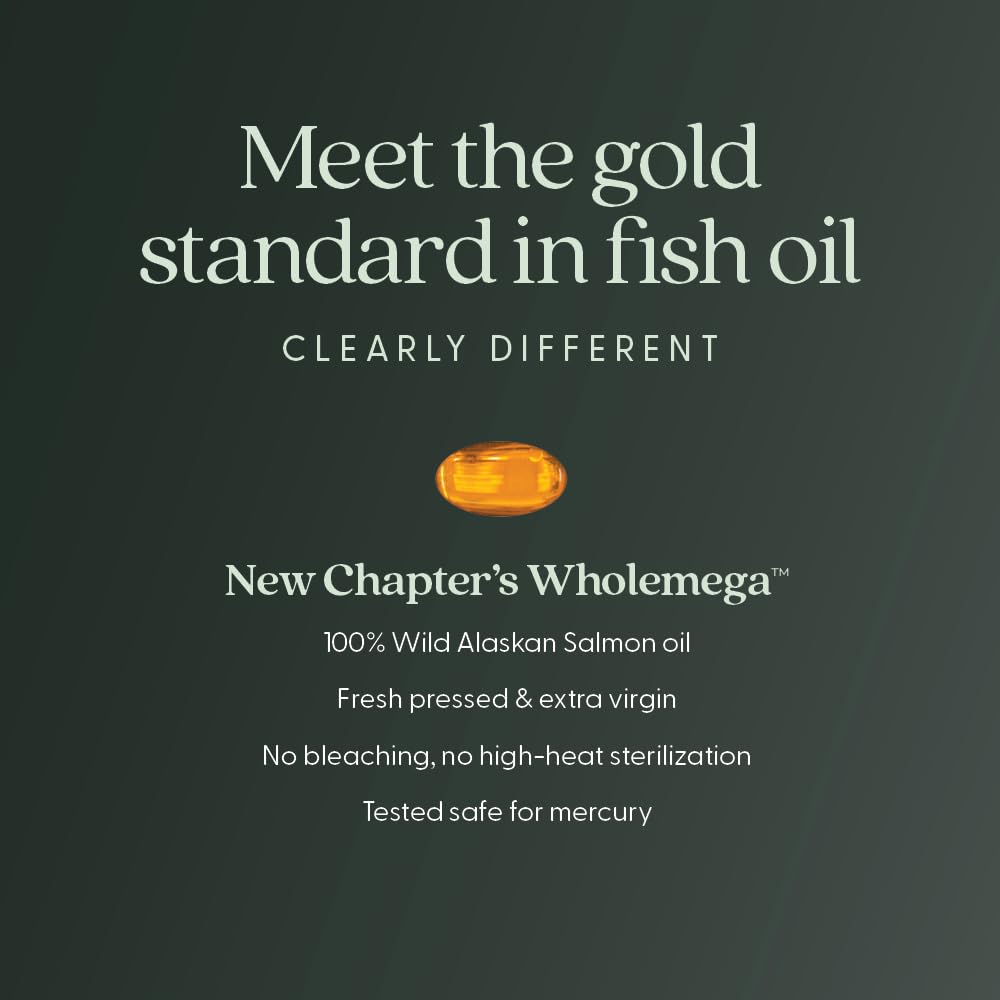 New Chapter Wholemega for Moms vitamin D3 badge with omega oils for support
