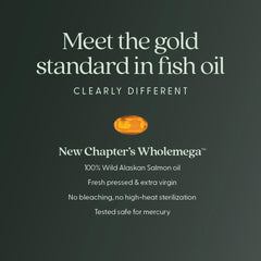New Chapter Wholemega for Moms vitamin D3 badge with omega oils for support