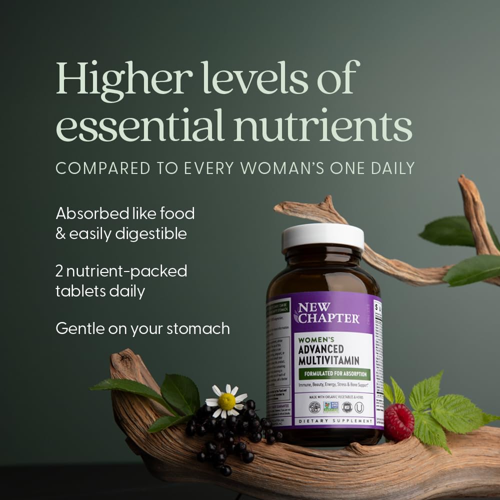 New Chapter Women’s Multivitamin capsules ready for daily use