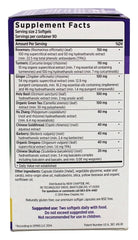 New Chapter Zyflamend bottle label nutrition facts emphasize ingredients and values for informed use