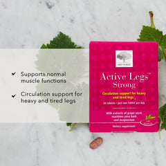 New Nordic Active Legs Strong tablets arranged for display and use