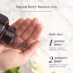 New Nordic Elderberry gummies ingredients and botanicals.