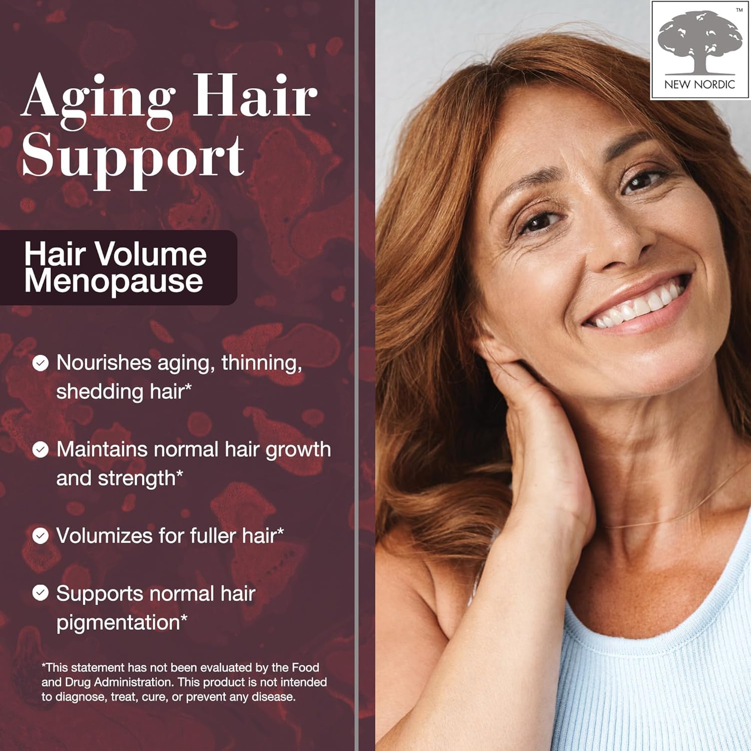 NEW NORDIC Hair Volume Annurca apple extract emphasis on growth cycle
