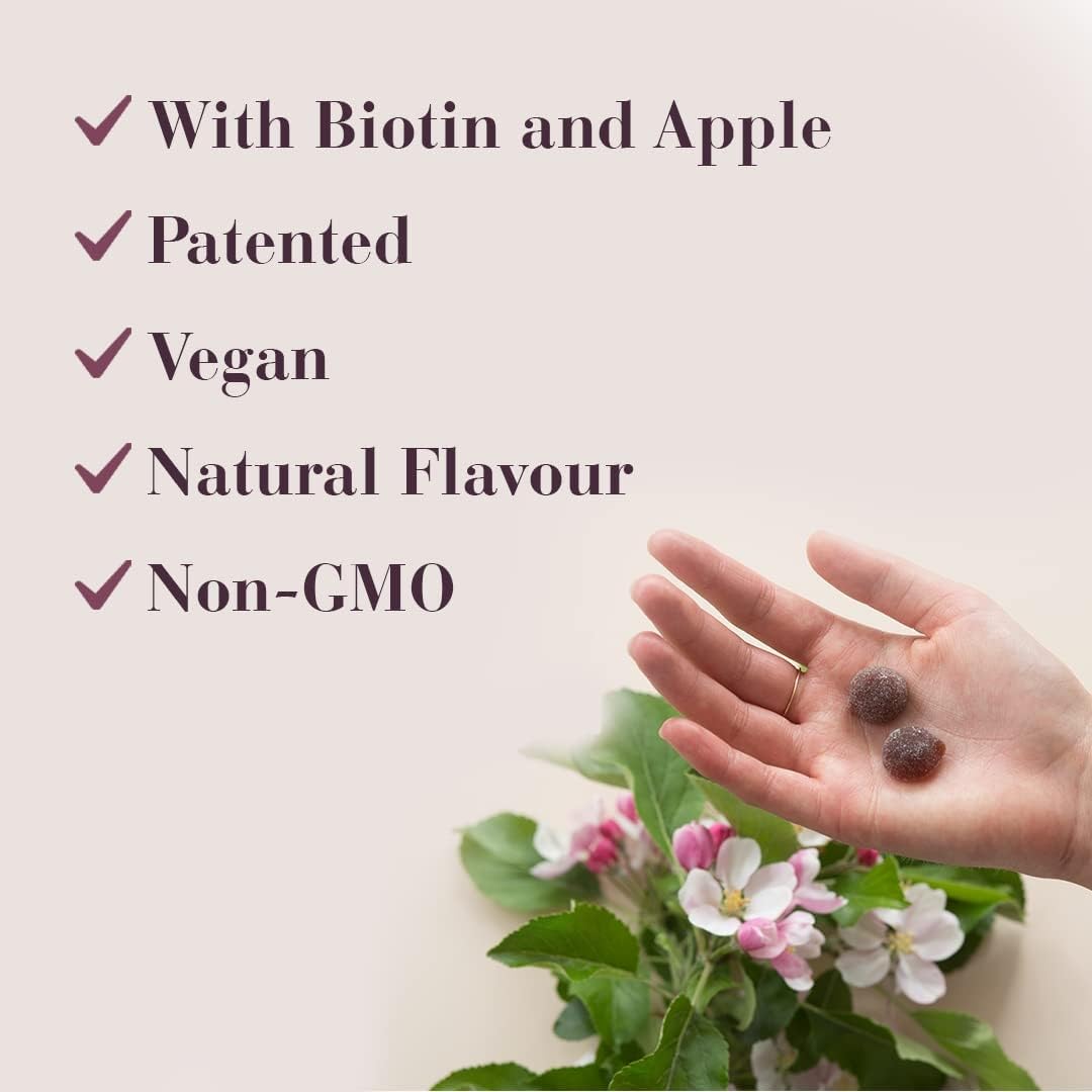 Apple flavor and key ingredients visible on the New Nordic gummies label.