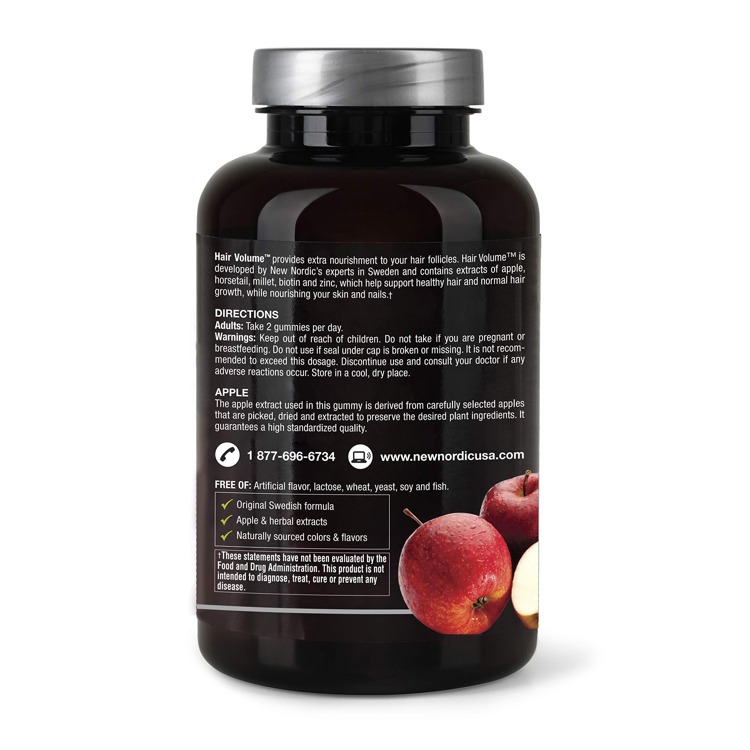 NEW NORDIC Hair Volume Gummies in lifestyle setup suggesting simple routine