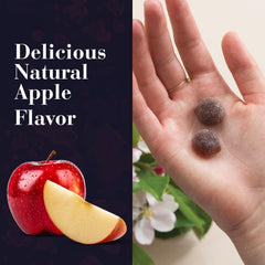 NEW NORDIC Hair Volume Gummies vegan symbol on label signals plant-based benefit