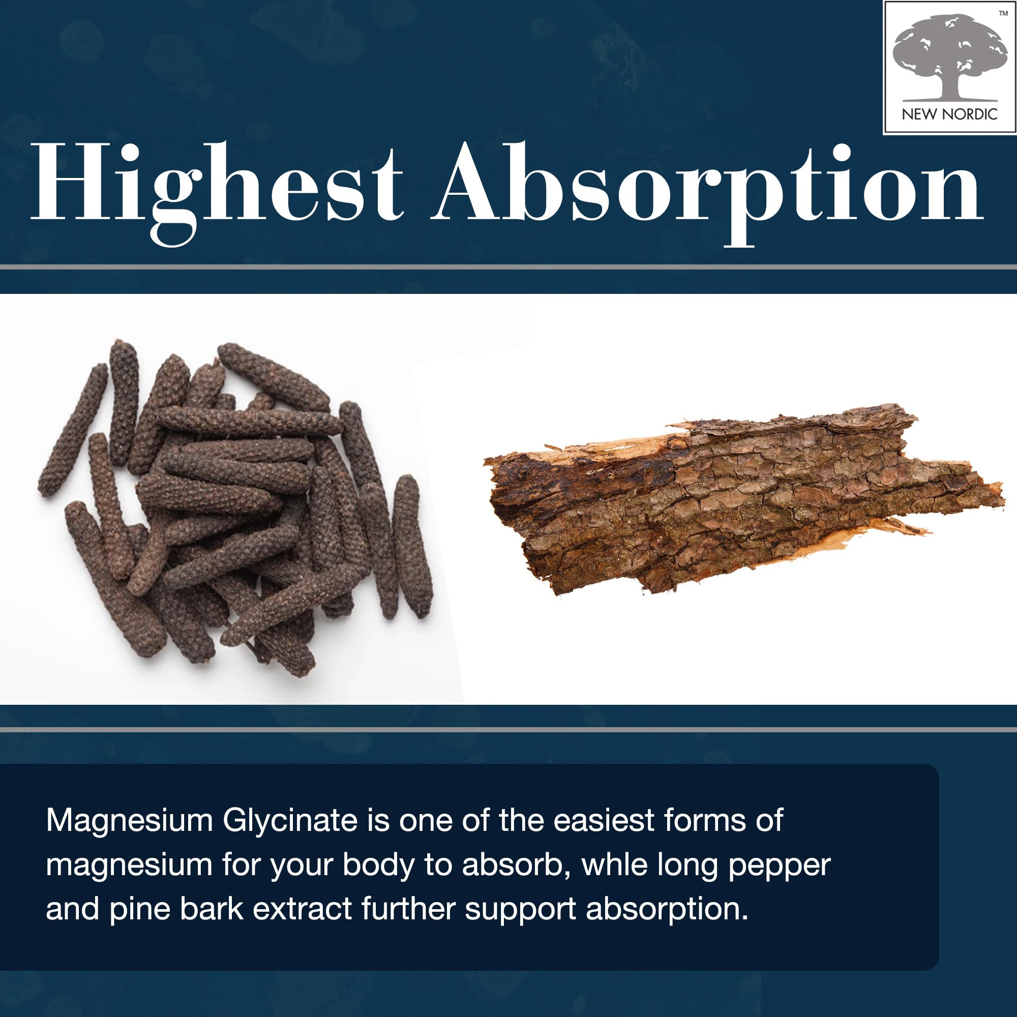 New Nordic long pepper capsule visual emphasizes absorption support