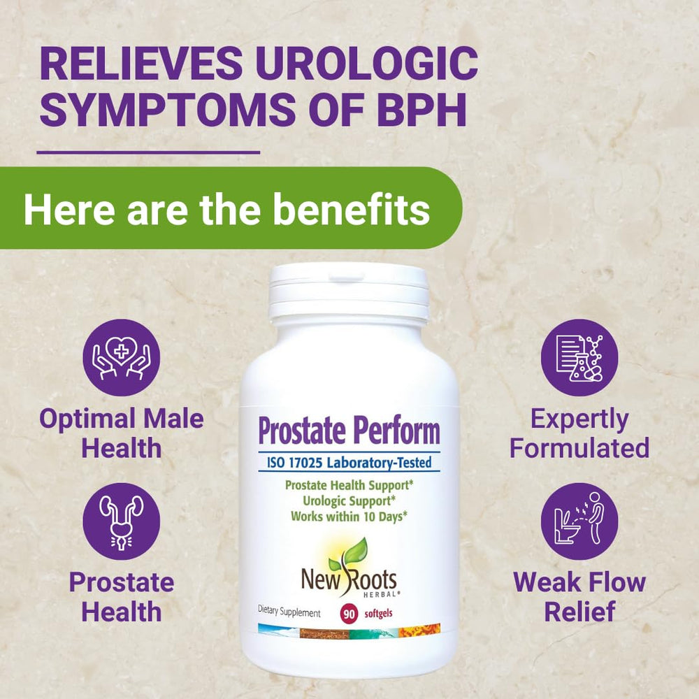 NEW ROOTS HERBAL 16-herb blend label highlights botanicals for urinary health.