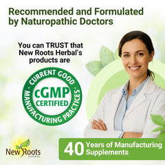 NEW ROOTS HERBAL low-FODMAP formula supports gentle digestion