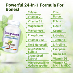 NEW ROOTS HERBAL MCHA calcium imagery may illustrate enhanced absorption.