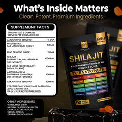 New Trends Shop Shilajit Gummies 19-in-1 fulvic acid rich formula nutrients