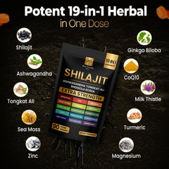 New Trends Shop Shilajit Gummies 19-in-1 sea moss image hints at immune support
