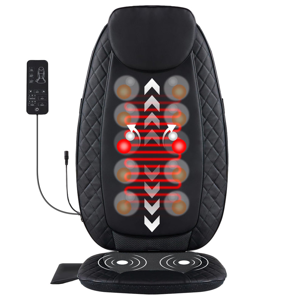 NEWBULIG chair massager with deep-kneading nodes for spine relief during work