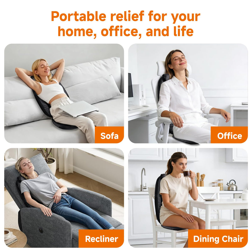NEWBULIG massager offers three-speed vibration for customizable seat comfort