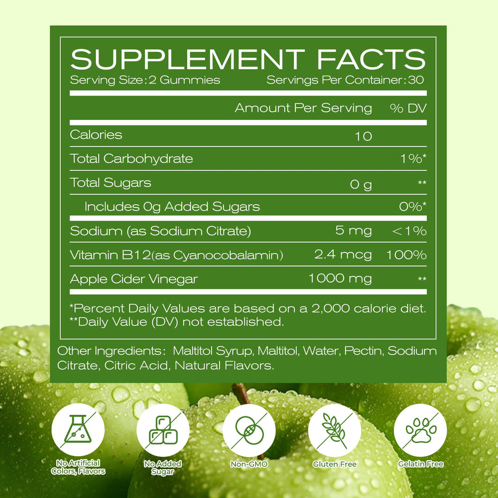 NEWELLME ACV Gummies vegan plant-based pectin formula for a soft texture