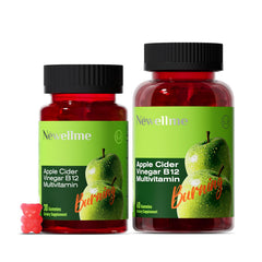 Newellme Apple Cider Vinegar Gummies bottle supports digestion and energy.