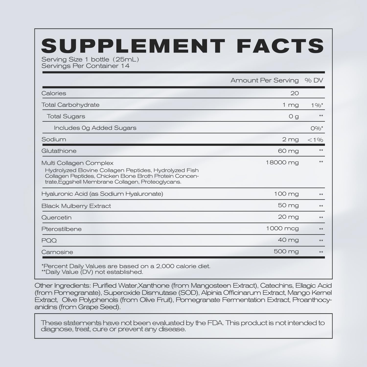 NEWELLME beauty antioxidant blend graphic highlights skin-supporting nutrients.