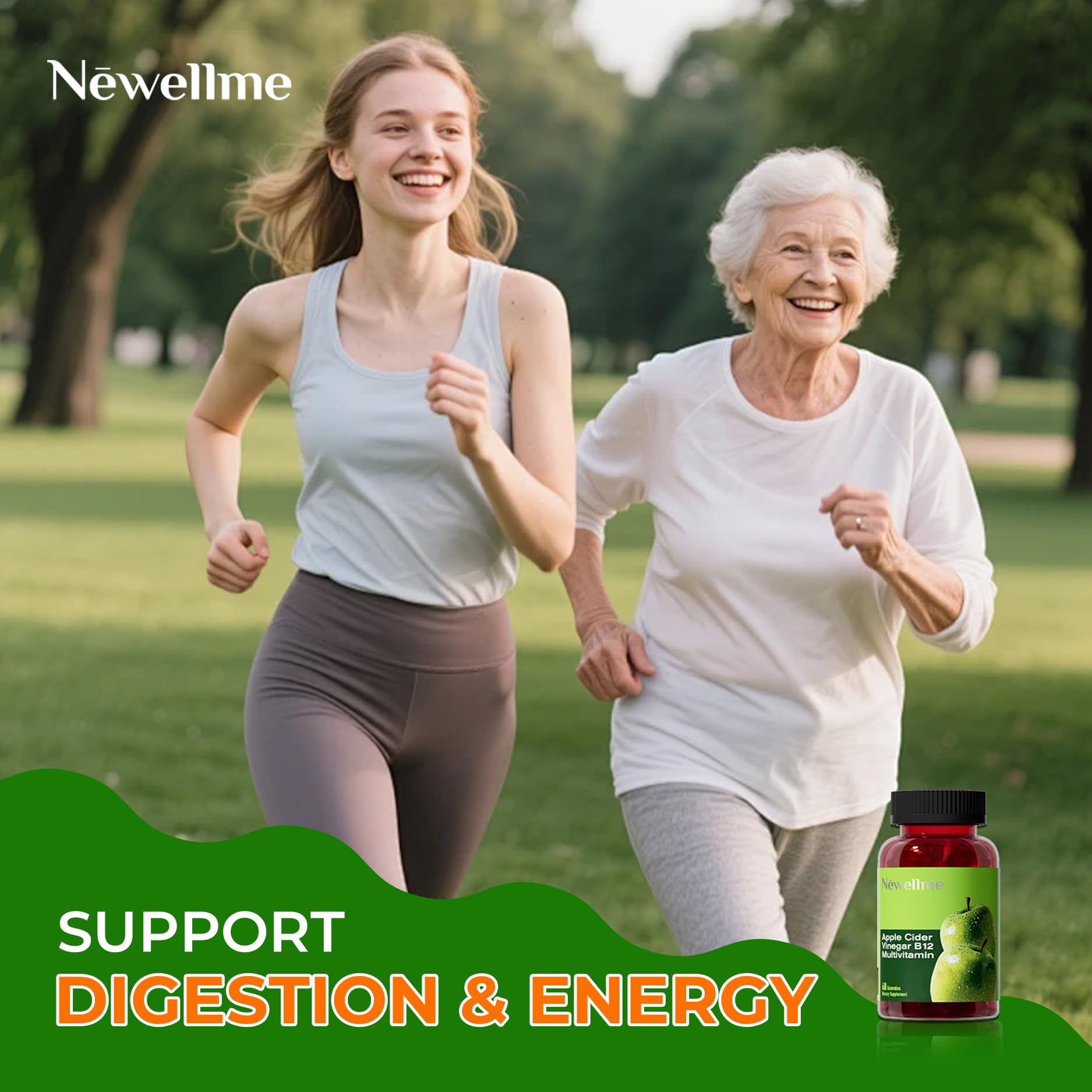 Newellme gluten-free, gelatin-free gummies for modern wellness.
