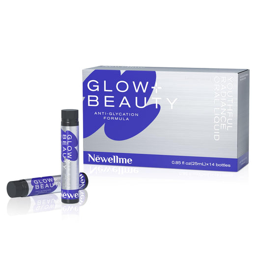 NEWELLME liquid collagen shots bottle pour for on-the-go beauty support