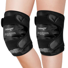 NEWGO knee ice pack full-coverage wrap cools the entire knee for relief.