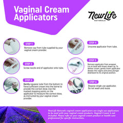 NewLife Naturals one-time-use applicators promote hygiene and ease of disposal.