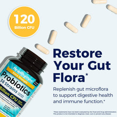 NewRhythm Probiotics 36 strains bottle packaging supports diverse gut flora.