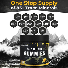 Newrish Shilajit Gummies no artificial additives, organic heritage