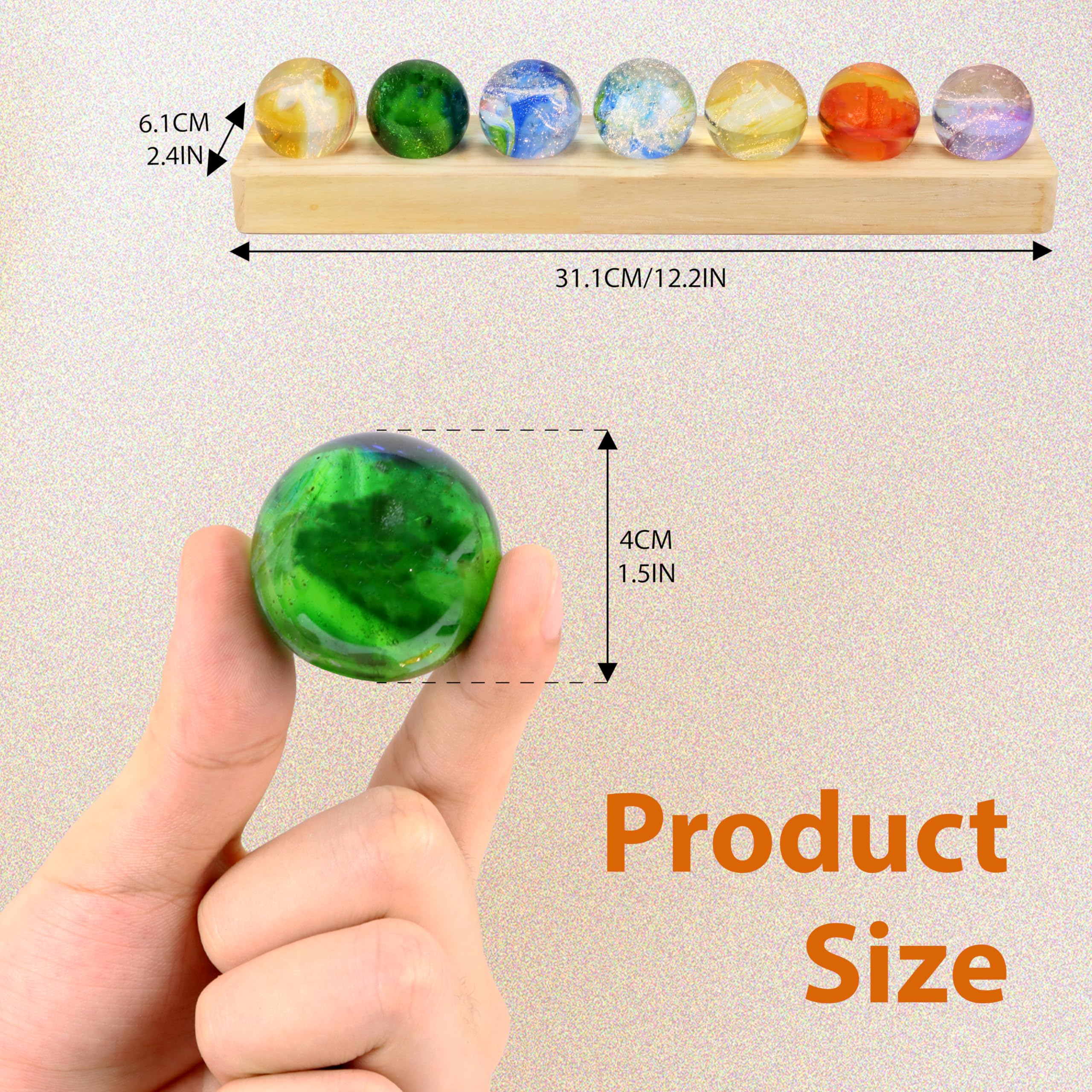 NewRiu crystal quartz balls provide tactile energy for practice.